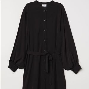 Black Creped Dress by H&M x Anna Glover
